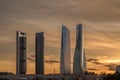 Skyscrapers in Madrid