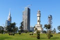 Skyscrapers in Miracle Park. Batumi. Georgia