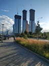 Skyscrapers in Moscow