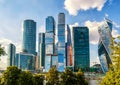 Skyscrapers of Moscow-City Royalty Free Stock Photo
