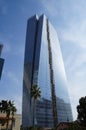 Skyscrapers near modern open air commercial center and park Sarona, Tel-Aviv