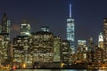 Skyscrapers in New York Downtown Royalty Free Stock Photo