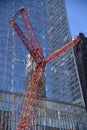 Skyscrapers in New York, Manhattan financial district Royalty Free Stock Photo