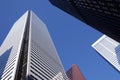 Skyscrapers-office building in downtown Toronto Royalty Free Stock Photo