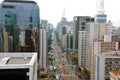 Skyscrapers in Paulista Avenue in Sao Paulo Metropolis, Brazil