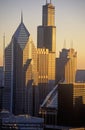 Skyscrapers at Sunrise, Chicago, Illinois