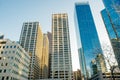 Skyscrapers towering over Calgary Alberta Canada - dec, 2019 Royalty Free Stock Photo