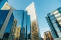 Skyscrapers towering over Calgary Alberta Canada - dec, 2019 Royalty Free Stock Photo