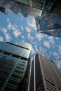 Skyscrapers, typical urban cityscape