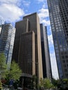 Seattle skyscrapers under blue sky