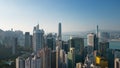 Skyscrapers in wan chai in Hong Kong City 14 Oct 2022