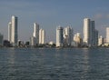 Skyscrapers at water frontline