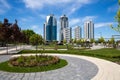 Skyscrapes of Grozny City, Chechnya Royalty Free Stock Photo