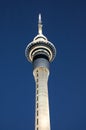 Skytower in auckland, New Zealand. Closeup shot.