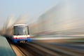 Skytrain blur Royalty Free Stock Photo