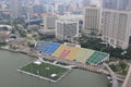 Skyview of the Float at Marina Bay