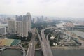 Skyview of the Singapore Flyer, once the worlds tallest Ferris