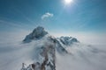 Skywalk at Dachstein mountain glacier, Steiermark, Austria Royalty Free Stock Photo