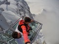 Skywalk at Dachstein mountain glacier, Steiermark, Austria Royalty Free Stock Photo