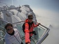 Skywalk at Dachstein mountain glacier, Steiermark, Austria Royalty Free Stock Photo