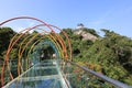 Skywalk glass bridge 6 in Yalong Bay Tropical Paradise Forest Park - Hainan Island