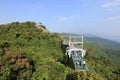 Skywalk glass bridge  4 in Yalong Bay Tropical Paradise Forest Park - Hainan Island Royalty Free Stock Photo