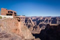 Skywalk glass observation bridge at Grand Canyon West Rim - Arizona, USA Royalty Free Stock Photo