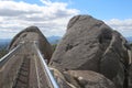 Skywalk in Porongurup national park an ancient mountain range formed in the Precambrian