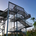 The skywalk structure in Thailand