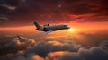 Skyward Journey with the Gulfstream G650ER Royalty Free Stock Photo