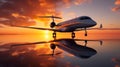 Skyward Journey with the Gulfstream G650ER Royalty Free Stock Photo