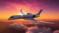 Skyward Journey with the Gulfstream G650ER Royalty Free Stock Photo