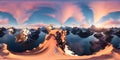 Skyward Serenity: AI-Generated Mountain Vistas