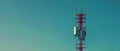 Skyward Signals: 5G Tower and Satellite Tech. Concept 5G Technology, Telecommunication