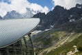 Skyway cableway station at Mont Blanc