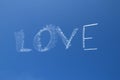 Skywriting Royalty Free Stock Photo