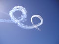 Skywriting Royalty Free Stock Photo