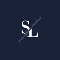 SL initial modern logo designs inspiration, minimalist logo template