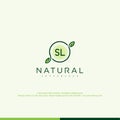 SL Initial natural logo