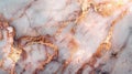 slab of pink marble with gold inclusions. Marble texture background with wavy lines