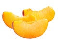 Slace peach fruit Royalty Free Stock Photo