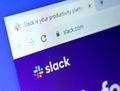 Slack Technologies company logo Royalty Free Stock Photo