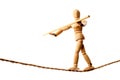 Slacklining guy Royalty Free Stock Photo