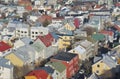 A slalom course through the colourful rooftops of Reykjavik