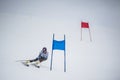 Slalom Skier in Gudauri, Georgia Royalty Free Stock Photo