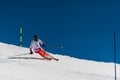 Slalom Skier in Gudauri, Georgia