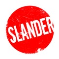 Slander rubber stamp Royalty Free Stock Photo