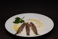 Salted sardines, Dalmatia, Croatia