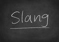 Slang Royalty Free Stock Photo