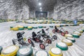 Slanic Prahova Salt Mine interior in Romania Royalty Free Stock Photo